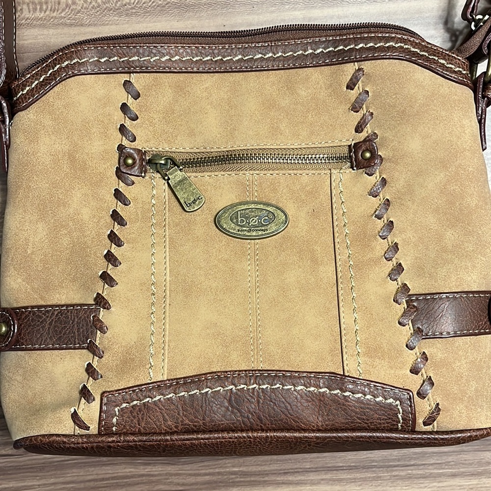 Born concepts brown western satchel